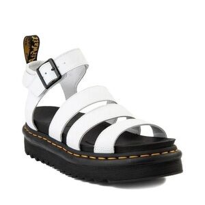 Dr. Martin Blaire White Sandals